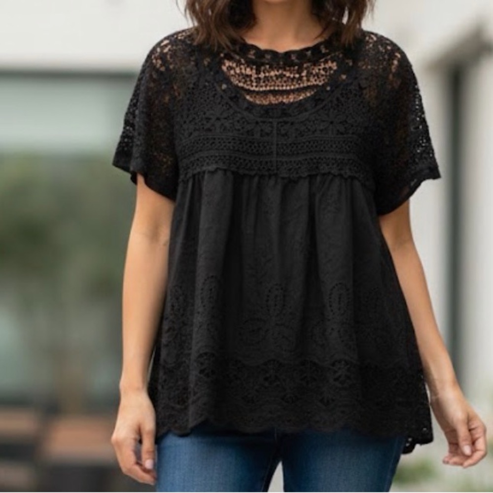 Selfie Couture by Trendology babydoll top size small
